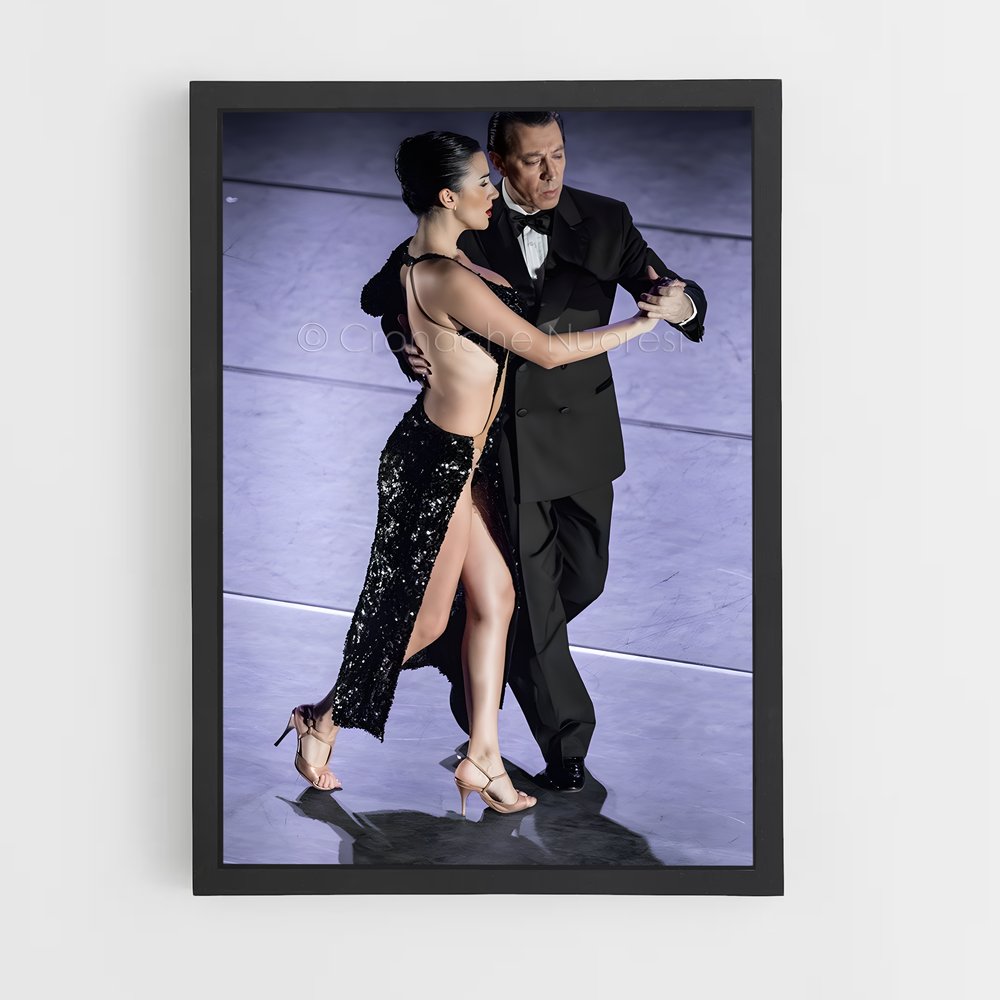 Poster Tango Enflammé – affiche Danse (vue 2)